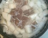 里芋と蒟蒻と大根の味噌煮作り方2写真