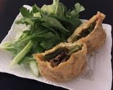 簡単！ヘルシーな油揚げの肉詰め。作り方8写真