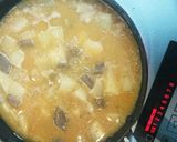 里芋と蒟蒻と大根の味噌煮作り方3写真