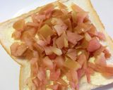 柚子香❀りんご皮×バウムのチョコトースト作り方5写真