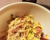 ゆず風味のそうめんサラダ稲荷作り方3写真