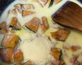 スモークサーモンのかぼちゃクリームパスタ作り方4写真