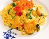 スモークサーモンのかぼちゃクリームパスタ作り方7写真