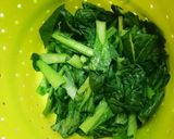 小松菜の味噌マヨ和え作り方1写真