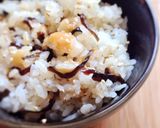 やみつき☆梅と昆布の混ぜご飯作り方1写真
