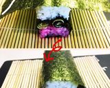 節分に♡赤鬼さんのデコ巻き寿司♡恵方巻作り方10写真