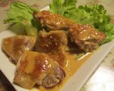 ローストチキンの♪簡単マヨ味ソース仕立て作り方3写真