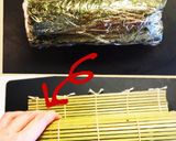 節分に♡赤鬼さんのデコ巻き寿司♡恵方巻作り方11写真