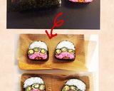 節分に♡赤鬼さんのデコ巻き寿司♡恵方巻作り方12写真