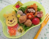 にんじんでかわいくお花 キャラ弁のおかず作り方4写真