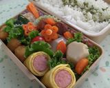 にんじんでかわいくお花 キャラ弁のおかず作り方5写真