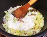 子供も大好き！アサリと白菜のグラタン作り方3写真