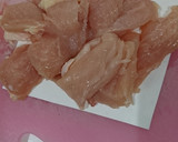 簡単！ふっくら鶏ムネの海苔マヨ焼き作り方1写真