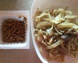 野菜炒めの納豆のせ作り方1写真