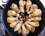 手羽元の醤油と酢の簡単煮作り方3写真