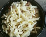 茄子のコンビーフポテトチーズ焼き作り方5写真