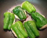 ピーマンのササミひき肉詰め作り方4写真