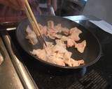 豚肉と小松菜のしょうが醤油炒め作り方3写真