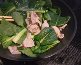 豚肉と小松菜のしょうが醤油炒め作り方4写真