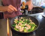 豚肉と小松菜のしょうが醤油炒め作り方5写真