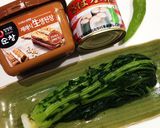 韓国家庭料理☆大根葉とサバの味噌汁作り方3写真