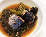 韓国家庭料理☆大根葉とサバの味噌汁作り方12写真