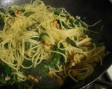 春菊とくるみのパスタ作り方3写真