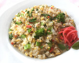 春が香る菜の花とツナのコク旨炒飯作り方9写真