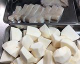 里芋とイカの煮物作り方1写真