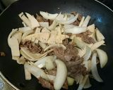 牛肉といんげん炒め…決め手はケチャップ☆作り方5写真
