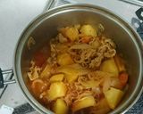 肉じゃが☆ケチャップ味作り方6写真