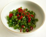 酸豆角肉泥　いんげんの漬物と豚ひき炒め作り方1写真