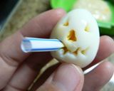 ハロウィン♪鶉おばけの作り方（キャラ弁）作り方3写真