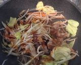 【1人分】かんたん肉野菜炒め作り方4写真