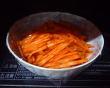 にんじんとエノキの味噌味きんぴら作り方1写真