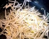 水菜ともやしのマスタード和え☻作り方1写真