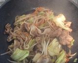 【1人分】かんたん肉野菜炒め作り方5写真