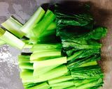 無限小松菜とごぼうの作り置き常備菜作り方3写真