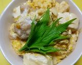 豆腐入り☆10分で 柔らかいお肉の親子丼作り方9写真