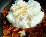 チーズキムチポックンパ（炒め飯）作り方4写真