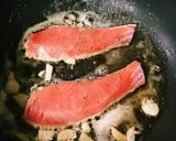 鮭とほうれん草ｸﾘｰﾑパｽﾀ ｲｸﾗのせ作り方4写真