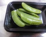 牛肉とスナップえんどうの炒め物作り方2写真