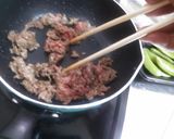 牛肉とスナップえんどうの炒め物作り方3写真