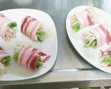 レンジで簡単♪もやしと水菜の豚肉巻き作り方3写真
