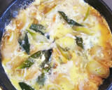 下仁田ネギと鶏むね肉の卵とじ作り方5写真