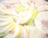栄養満点◎豚肉と豆苗の大根ミルフィーユ鍋作り方5写真