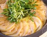 栄養満点◎豚肉と豆苗の大根ミルフィーユ鍋作り方9写真