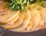 栄養満点◎豚肉と豆苗の大根ミルフィーユ鍋作り方8写真