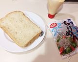 カルシウムたっぷり☆ジャコマヨトースト☆作り方1写真