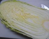 野菜たっぷり！白菜鍋（味噌味）作り方1写真